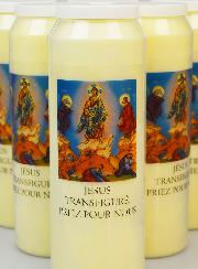 6 Bougies de Neuvaine Jésus Transfiguré