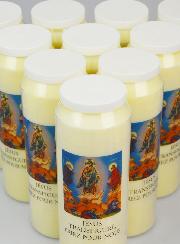 10 Bougies de Neuvaine Transfiguration de Jésus