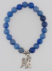 Bracelet en Pierres Naturelles d'Aventurine Bleue - Ange Gardien