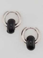 Boucles d'Oreilles Créoles & Anneau Onyx