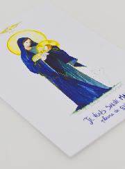 Carte de Baptême - Je Vous Salue Marie