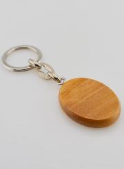 Porte-clés en Bois d'Olivier - Saint Benoît