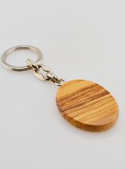Porte-clés en Bois d'Olivier - Christ Miséricordieux