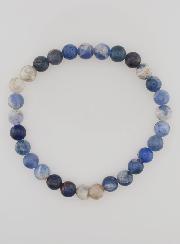 Bracelet en Pierre Naturelle de Sodalite - 6mm