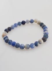 Bracelet en Pierre Naturelle de Sodalite - 6mm