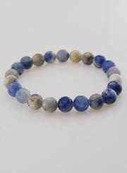 Bracelet en Pierre Naturelle de Sodalite - 8mm