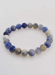 Bracelet en Pierre Naturelle de Sodalite - 8mm