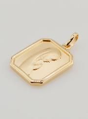 Médaille Vierge Marie en Prière en Plaqué Or 18k - 22mm