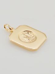 Médaille Vierge Marie en Prière en Plaqué Or 18k - 22mm