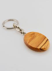 Porte-clés en Bois d'Olivier - Saint Joseph