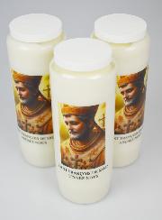 Lot de 3 Bougies de Neuvaine à Saint François de Sales