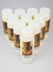 Lot de 10 Bougies de Neuvaine à Saint François de Sales