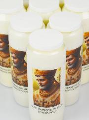 Lot de 10 Bougies de Neuvaine à Saint François de Sales