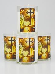 4 Bougies Veilleuses Pour le Deuil