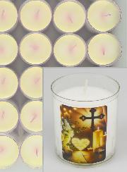 10 Bougies Veilleuses Pour le Deuil
