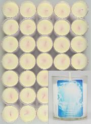 24 Bougies Veilleuses Pour les Âmes de nos Défunts
