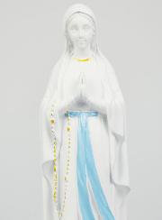 Statue Religieuse de Notre Dame de Lourdes Blanche - 40cm