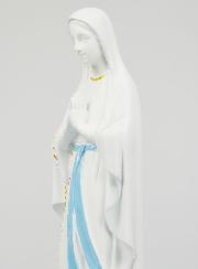 Statue Religieuse de Notre Dame de Lourdes Blanche - 40cm