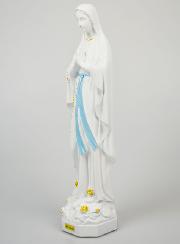 Statue Religieuse Vierge Marie de Lourdes Blanche - 40cm