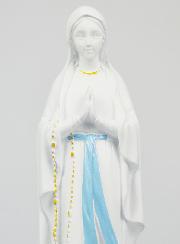 Statue Religieuse Vierge Marie de Lourdes Blanche - 40cm