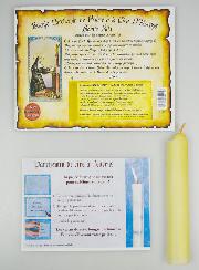 Bougie Parchemin de Prière à La Cire d'Encens - Sainte Rita