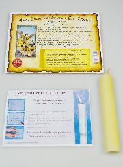 Bougie Parchemin de Prière à La Cire d'Encens - Saint Michel