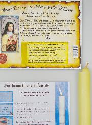Bougie Parchemin de Prière à La Cire d'Encens - Sainte Thérèse