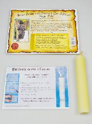 Bougie Parchemin de Prière à La Cire d'Encens - Vierge Noire