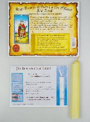 Bougie Parchemin de Prière à La Cire d'Encens - Saint Expedit