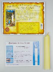 Bougie Parchemin de Prière à La Cire d'Encens - Notre Dame de la Salette