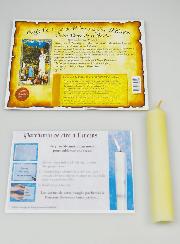 Bougie Parchemin de Prière à La Cire d'Encens - Notre Dame de la Salette