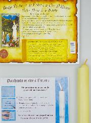Bougie Parchemin de Prière à La Cire d'Encens - Notre Dame de la Salette