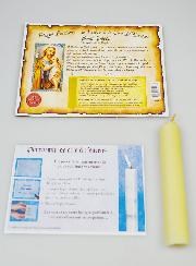 Bougie Parchemin de Prière à La Cire d'Encens - Saint Joseph