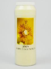 Bougie de Neuvaine Jésus Saint Sacrement