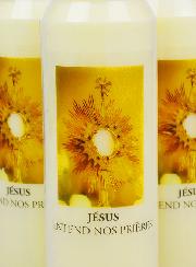 3 Bougies de Neuvaine à Jésus Saint Sacrement