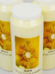 3 Bougies de Neuvaine à Jésus Saint Sacrement