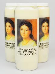 3 Bougies de Neuvaine Bienheureuse Pauline Jaricot