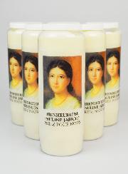 6 Bougies de Neuvaine Bienheureuse Pauline Jaricot