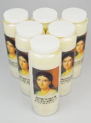 6 Bougies de Neuvaine Bienheureuse Pauline Jaricot