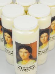 6 Bougies de Neuvaine Bienheureuse Pauline Jaricot