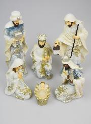 Crèche de Noël 6 Santons - 24cm