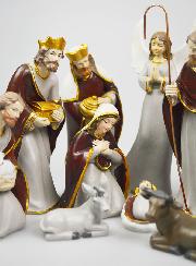 Crèche de Noël Complète 10 Santons - 19cm
