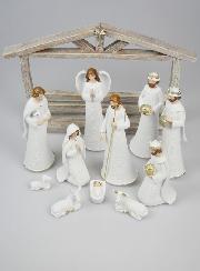 Crèche de Noël Complète 11 Santons - 19cm