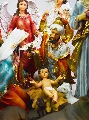 Grande Crèche de Noël Complète 11 Santons - 45cm