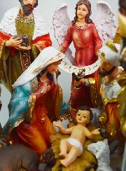 Grande Crèche de Noël Complète 11 Santons - 45cm