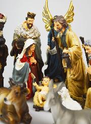 Crèche de Noël Complète - 11 Santons de 20cm