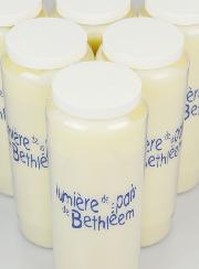 6 Bougies de Neuvaine Lumière de la Paix de Bethléem