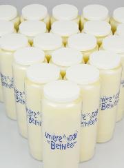 20 Bougies de Neuvaine Lumière de la Paix de Bethléem