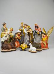Crèche de Noël Complète - 11 Santons de 25cm