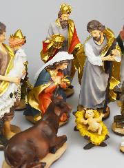 Crèche de Noël Complète - 11 Santons de 25cm